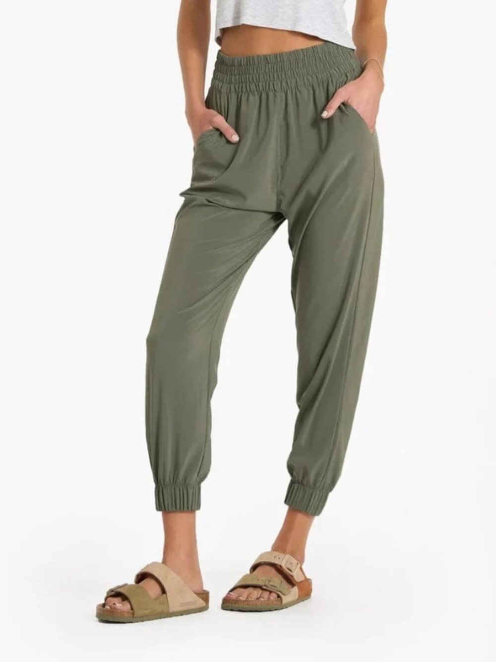 Vuori Villa Jogger – Green – Size XS - Picture 2 of 9